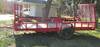 Thumbnail T_F4153C.JPG of 2005 Hugh single axle trailer , 14L x 6 5W wood deck , 11 5 quot H sides , 6 5W x 93 quot H rear gat...