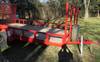 Thumbnail T_F4153G.JPG of 2005 Hugh single axle trailer , 14L x 6 5W wood deck , 11 5 quot H sides , 6 5W x 93 quot H rear gat...