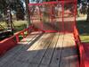 Thumbnail T_F4153P.JPG of 2005 Hugh single axle trailer , 14L x 6 5W wood deck , 11 5 quot H sides , 6 5W x 93 quot H rear gat...
