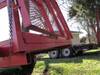 Thumbnail T_F4153T.JPG of 2005 Hugh single axle trailer , 14L x 6 5W wood deck , 11 5 quot H sides , 6 5W x 93 quot H rear gat...