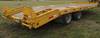 Thumbnail T_E3623D.JPG of 1982 shop built tandem axle equipment trailer , 19L x 102 quot W main deck , 5 beaver tail , Lights ...