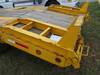 Thumbnail T_E3623S.JPG of 1982 shop built tandem axle equipment trailer , 19L x 102 quot W main deck , 5 beaver tail , Lights ...