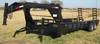 Kearney 22 gooseneck trailer Fold down ramps Wood floor Steel fenders ST235/80D16 tires Recently rep...