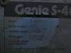 Thumbnail T_F4155ZE.JPG of 1996 Genie S40 boom lift , Ford four cylinder gas engine , Model LRG 4231 6007 8 , Serial 24164 T 26...