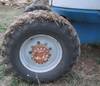 Thumbnail T_F4156L.JPG of 1993 Genie Z 45/22 boom lift , Ford four cylinder gas engine , Model LSG 4231 6007 2 , Serial 11765 ...