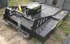 Wildkat heavy duty brush cutter/mower 72 W Skid steer quick attach Chains/forklift pockets Seven gau...