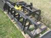 Wildkat 72 grapple attachment 37 W grapple Single cylinder Skid steer quick attach 1/2 steel sides 1...