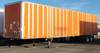1993 Wabash 48 enclosed dry van trailer 102 W x 108 H Wood floor Aluminum sides Manual landing gear ...