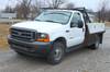2001 Ford F350 XL Super Duty flatbed pickup truck 259,318 miles on odometer Powerstroke 7 3L V8 OHV ...