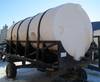 Approximately 3,000 gallon poly fluid tank Steel cage and cradle Approximately 13 L x 80 D Running g...