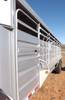 Thumbnail T_F6352T.JPG of 2011 Norte 24 gooseneck livestock trailer , 24 x 68 quot , 2 divider gates , One has sort gate , 3 c...