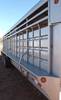 Thumbnail T_F6352U.JPG of 2011 Norte 24 gooseneck livestock trailer , 24 x 68 quot , 2 divider gates , One has sort gate , 3 c...