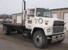 1988 Ford L8000 flatbed truck 300,400 miles on odometer 9,841 hours on meter 7 8L L6 turbo diesel en...