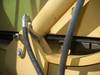 Thumbnail T_D4583ZZF.JPG of 1998 Caterpillar TH103 telehandler , 7,511 hours on meter , Caterpillar four cylinder diesel engine ...