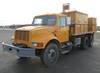 1998 International 4900 flatbed/paint nurse truck 57,043 miles on odometer 1,799 hours on meter Inte...