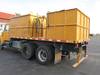 Thumbnail T_F4170Y.JPG of 1998 International 4900 flatbed/paint nurse truck , 57,043 miles on odometer , 1,799 hours on meter ...