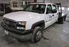 2004 Chevrolet Silverado 3500 Crew Cab flatbed pickup truck Duramax 6 6L V8 OHV 32V diesel engine Al...