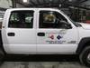 Thumbnail T_F4179T.JPG of 2004 Chevrolet Silverado 3500 Crew Cab flatbed pickup truck , Duramax 6 6L V8 OHV 32V diesel engine ...