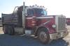 Thumbnail T_F6564F.JPG of 1986 Peterbilt 359 dump truck , 126,127 miles on odometer , Cummins 14 0L L6 diesel engine , Nine sp...