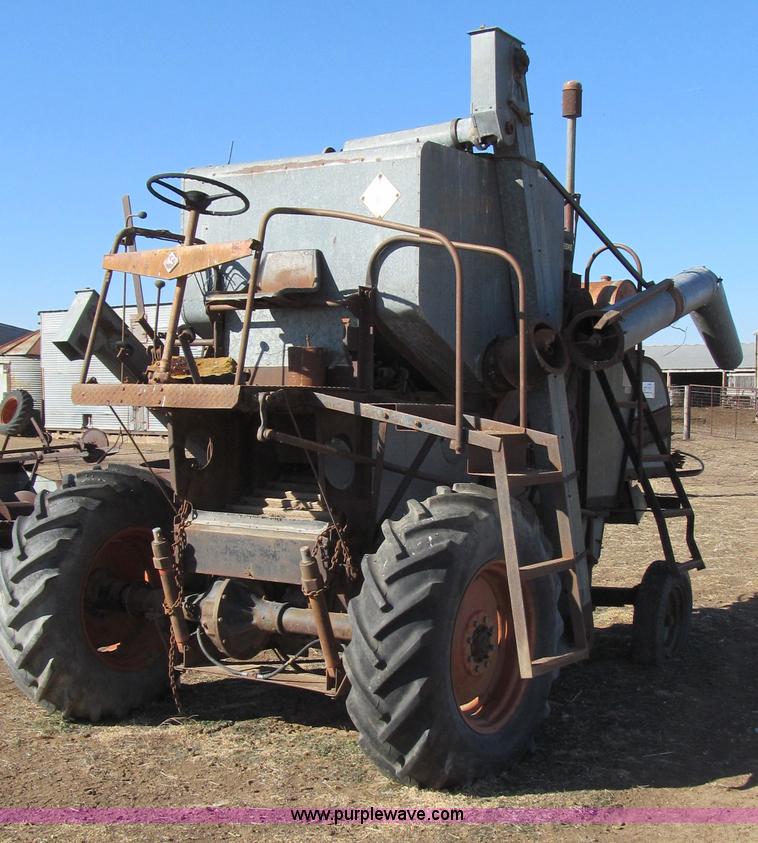 G5595.JPG - Allis Chalmers R Gleaner Baldwin combine , Six cylinder diesel engine , Model 6B230 , Serial 379369 ...