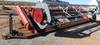 Hesston 21 draper head platform Transport trailer Fits Hesston 8400 swather 41 W belts Hydraulic ree...