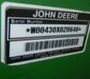 Thumbnail T_D4598ZV.JPG of 2000 John Deere 990 MFWD tractor , 1,017 hours on meter , Yanmar 4TNE84 EJK 1 995L diesel engine , 2...