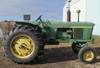 Thumbnail T_E3664E.JPG of 1968 John Deere 4020 tractor , 4,265 hours on meter , John Deere six cylinder gas engine , Serial R3...