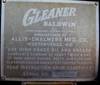 Thumbnail T_G5595T.JPG of Allis Chalmers R Gleaner Baldwin combine , Six cylinder diesel engine , Model 6B230 , Serial 379369 ...