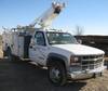 1996 Chevrolet Cheyenne 3500 bucket truck 148,140 miles on odometer Vortec 7 4L V8 OHV 16V gas engin...
