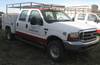 1999 Ford F250 XLT Super Duty Crew Cab utility truck 261,921 miles on odometer 7 3L V8 OHV 16V diese...
