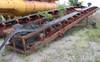 41 long homemade conveyor 25 wide Square D breaker box Meg motor Three phase 8 14 5 tires Tires are ...