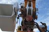 Thumbnail T_E3661ZT.JPG of 2001 International 4900 digger derrick truck , 91,642 actual miles , 5,595 hours on meter , Internat...