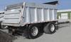 Thumbnail T_E3689C.JPG of 1997 Brady Equipment pup trailer , 14L aluminum bed , 57 quot H sides , Air suspension , Roll back t...