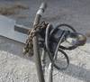 Thumbnail T_E3689K.JPG of 1997 Brady Equipment pup trailer , 14L aluminum bed , 57 quot H sides , Air suspension , Roll back t...