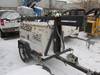 Wacker LTC4L towable telescopic light tower Diesel engine Front and rear stabilizer jacks Pintle hit...