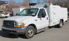 1999 Ford F350 Super Duty tire service truck 117,135 actual miles 7,252 hours on meter 7 3L V8 OHV 1...