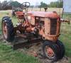 Thumbnail T_E2554A.JPG of 1949 Case VAC tractor , Four cylinder gas engine , Four speed transmission , 72 quot belly blade , P...