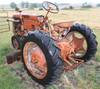 Thumbnail T_E2554D.JPG of 1949 Case VAC tractor , Four cylinder gas engine , Four speed transmission , 72 quot belly blade , P...