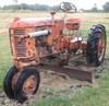 Thumbnail T_E2554E.JPG of 1949 Case VAC tractor , Four cylinder gas engine , Four speed transmission , 72 quot belly blade , P...