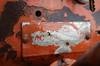 Thumbnail T_E2554Y.JPG of 1949 Case VAC tractor , Four cylinder gas engine , Four speed transmission , 72 quot belly blade , P...