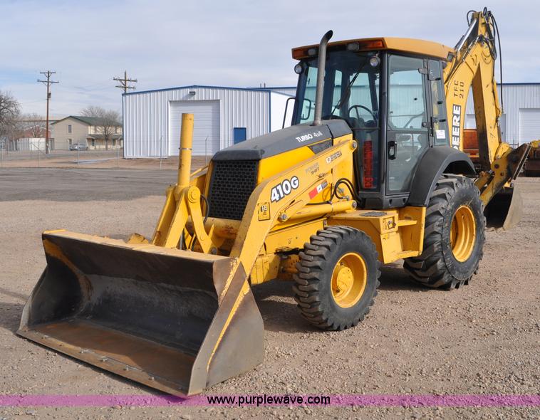 C3313.JPG - 2002 John Deere 410G backhoe extendahoe , 7,767 hours on meter , John Deere 4045TT turbo diesel engi...