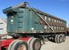 1961 Steco SD2660 dump trailer Four stage hydraulic lift cylinder 7 4 W interior Manual open rear ga...