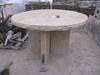 60 3 piece round buff stone table Shipping quotes available Absolute Natural Stone 10909 E Kellogg ...