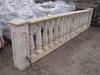 Mediterranean natural stone baluster railings Approx 15 linear feet Decorative stone ball toppers Sh...