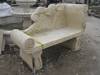 Mediterranean carved natural limestone loveseat bench, 61 in length Shipping quotes available Absol...