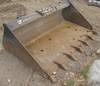 Bradco skid steer bucket 66 W 7 weld on teeth Pin on shoes Skid steer quick attach Shipping quotes a...