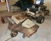 Grasshopper 928 ZTR lawn mower 12,512 hours on meter 72 cut Diesel engine Tires flat Unknown working...