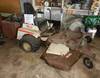 Grasshopper 721 ZTR lawn mower 6 cut with mulching kit Diesel engine 21x11 00 8 front tires Flat Unk...