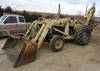 Ford 4500 backhoe Unknown hours Three cylinder gas engine 4F 4R gears 2593 front loader 71 x 26 x 32...