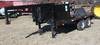 2013 Shop built service trailer 12 5 L x 96 W steel deck 96 x 24 x 33 fuel cell Divided into two com...